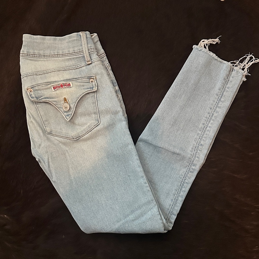 Hudson Jeans Light Blue Collin Skinny Denim